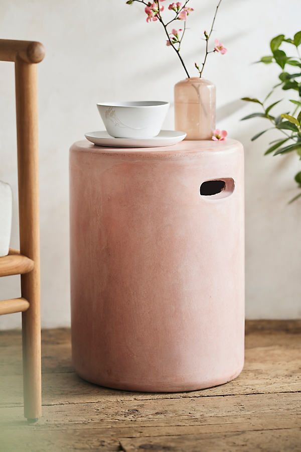 Garden Stools As Coffee Table