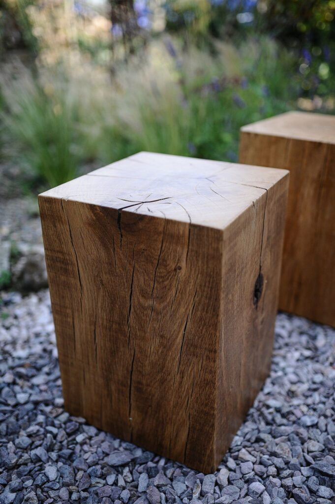 Garden Stools As Coffee Table