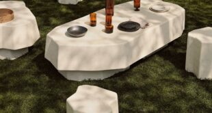 Garden Stools As Coffee Table