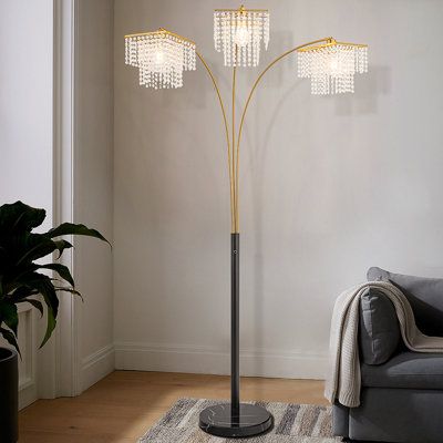 Illuminate Your Space with a Stunning Standing Chandelier Floor Lamp