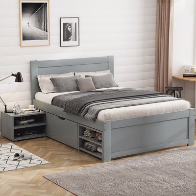 Innovative Bed Frame Design Featuring Ample Storage Space