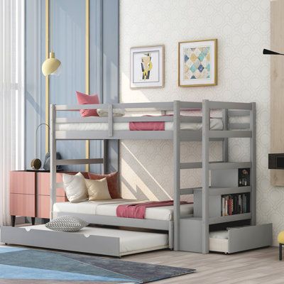 Innovative Bunk Beds: Combining Style and Function with Staircase and Storage Features