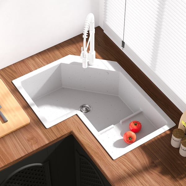 Innovative Corner Kitchen Sink Cabinet Designs