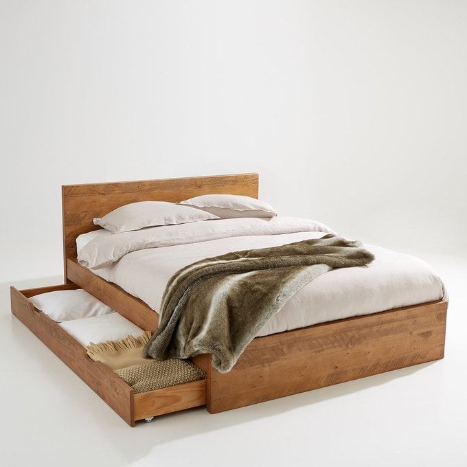 Innovative Wooden Double Beds: Maximizing Storage Space with Drawers