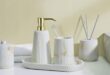 Marble Bathroom Accessories Set