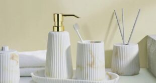 Marble Bathroom Accessories Set