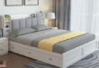 Queen Platform Bed With Storage Drawers