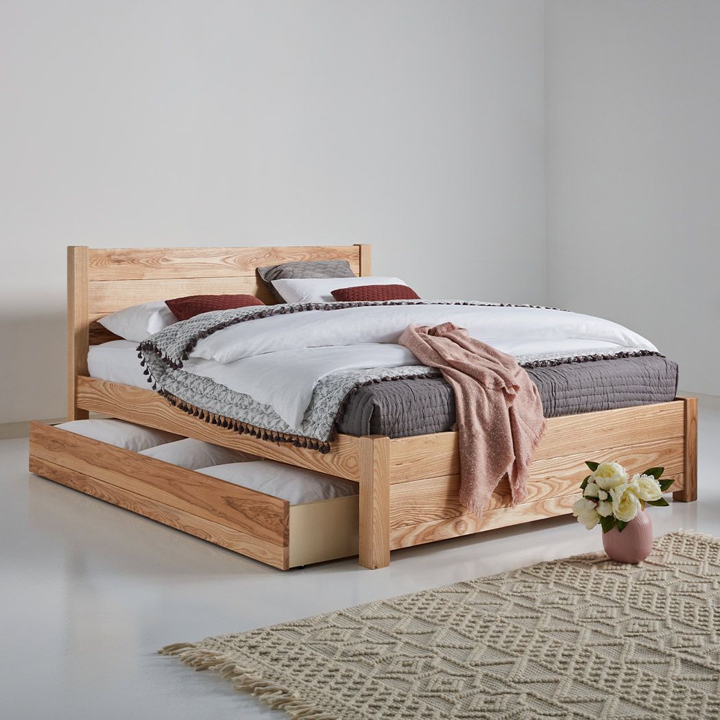 Maximize Your Bedroom Storage with Wooden Under Bed Storage Drawers