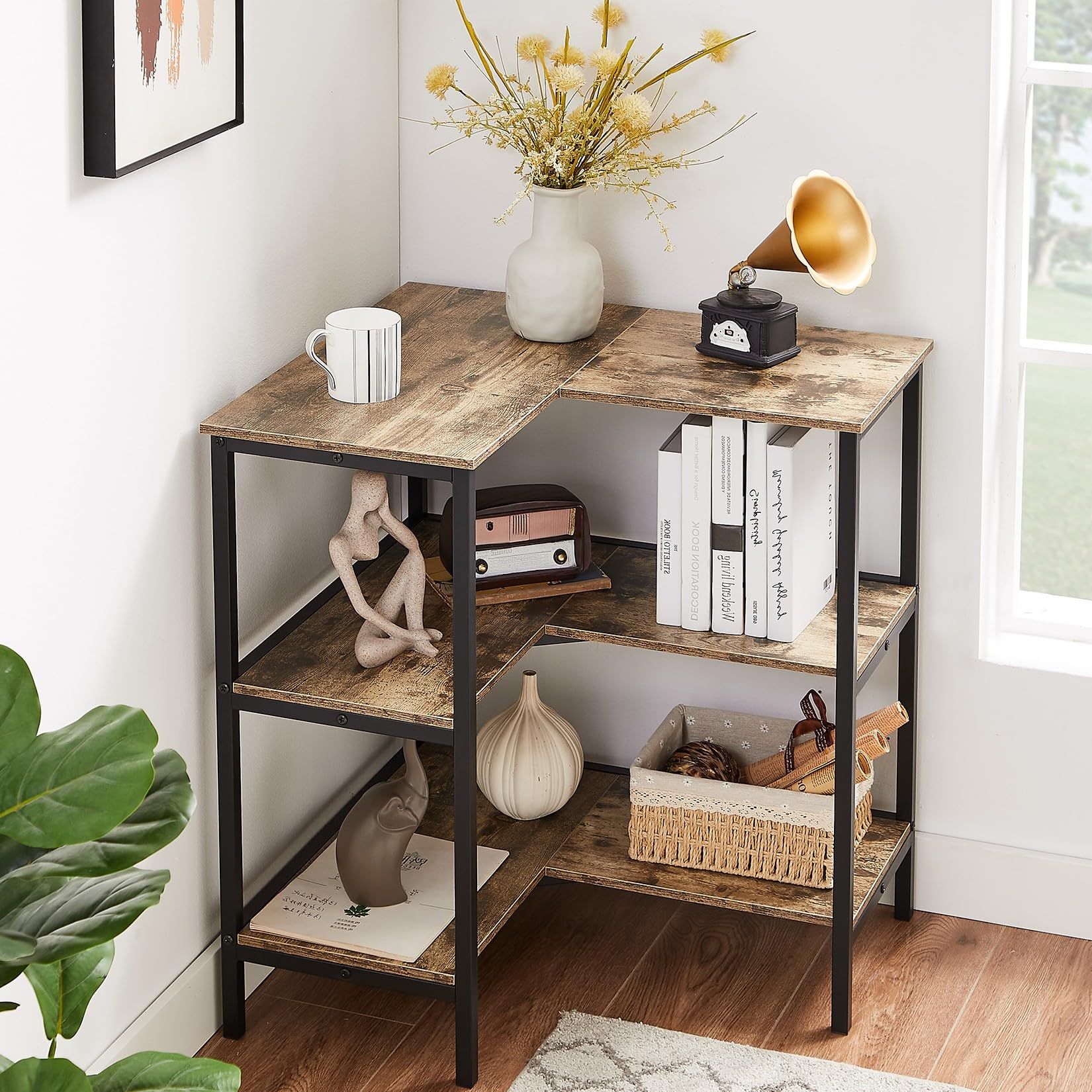 Maximize Your Living Room Space with Corner Shelf Units