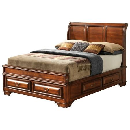 Maximize Your Space with a Sleigh Bed Featuring Storage Drawers