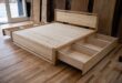 Wooden Under Bed Storage Drawers