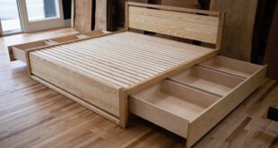 Wooden Under Bed Storage Drawers