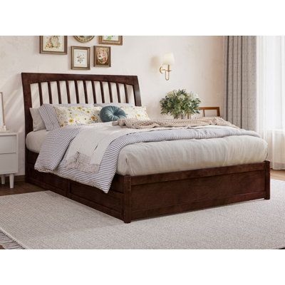 Sleigh Bed With Storage Drawers