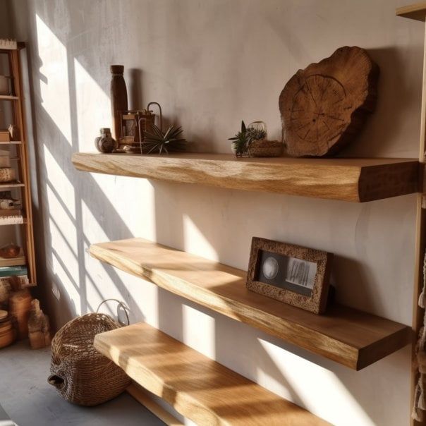 Maximizing Storage Space: Floating Wall Shelves for Your Kitchen