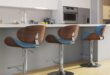 Mid Century Modern Swivel Bar Stools