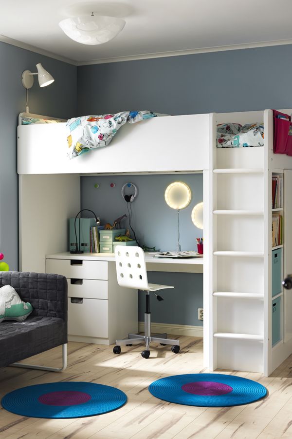 Loft Bunk Beds With Storage For Kids