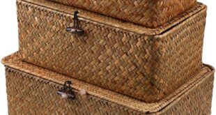 Wicker Storage Baskets For Shelves