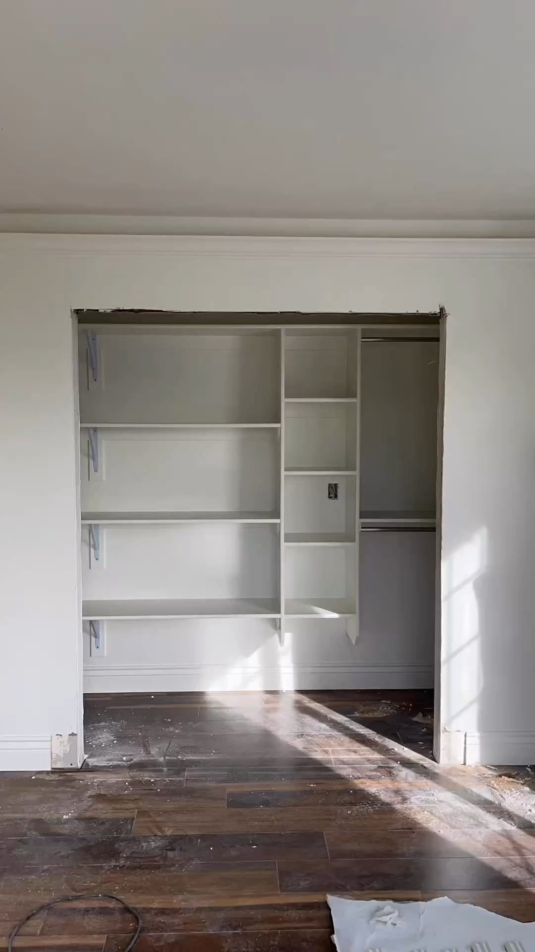 Organized Storage Solutions: Closet with Doors