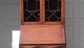 Antique Secretary Desk With Hutch