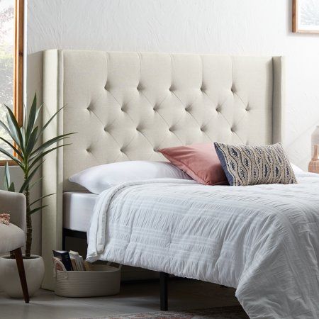 Regal Upgrade: Luxurious Tufted Upholstered Headboard Fit for a King