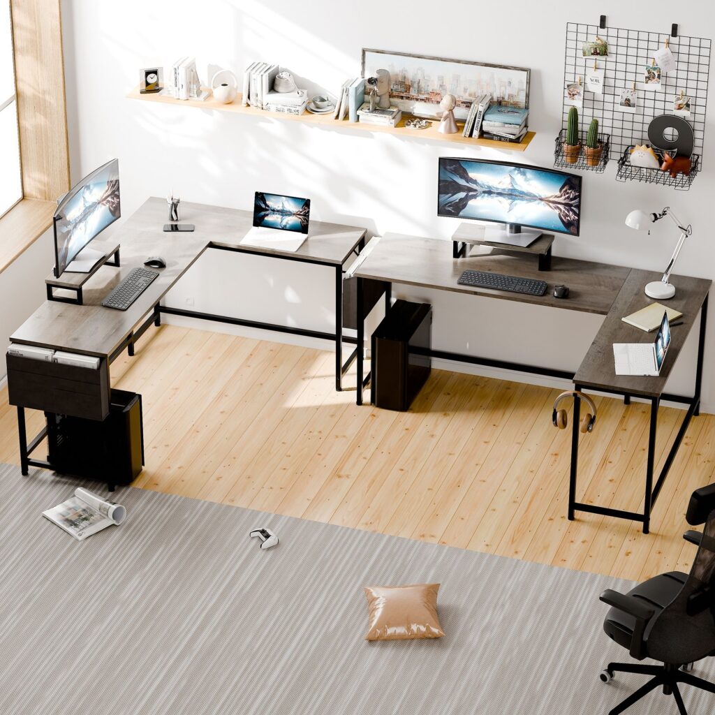 L Shaped Office Desk Modern