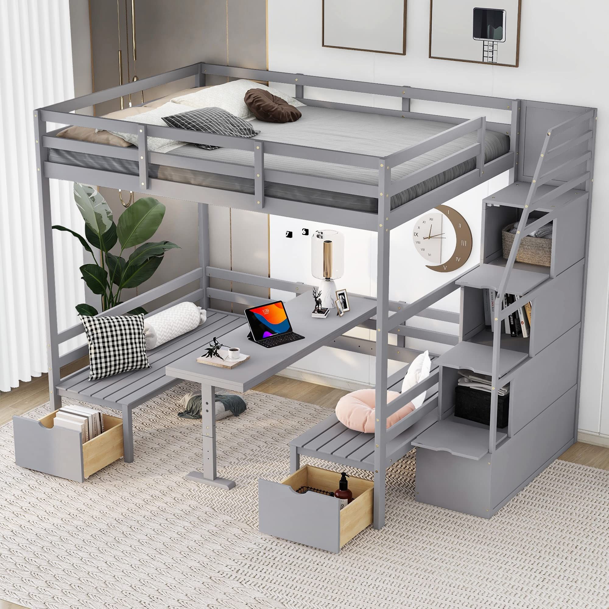 Space-Saving Loft Bunk Beds: The Perfect Storage Solution for Kids