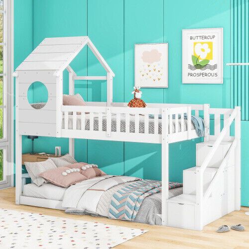 Space-Saving Loft Bunk Beds with Storage: The Perfect Solution for Kids’ Rooms