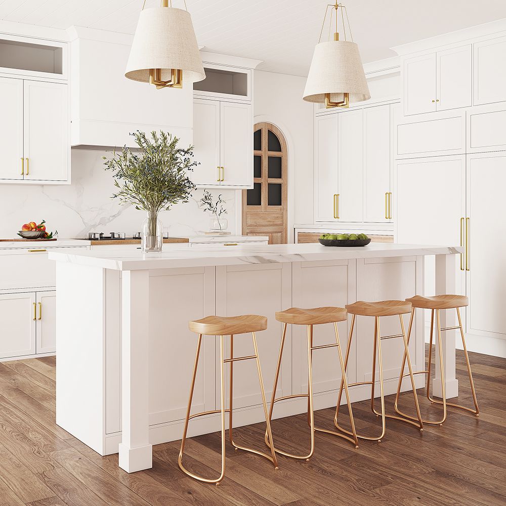 Spacious Kitchen Island: The Ultimate Combination of Seating and Storage