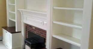 Bookcases Around Fireplace