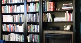 Bookcases Around Fireplace