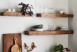 Floating Wall Shelves Kitchen