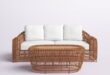 Outdoor Wicker Sofa Set