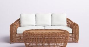 Outdoor Wicker Sofa Set