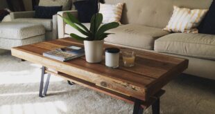 Reclaimed Wood Coffee Table Metal Legs