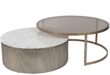 Round Nesting Tables Marble Top