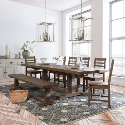 Stylish Seating: Kitchen Table Sets with Bench and Chairs