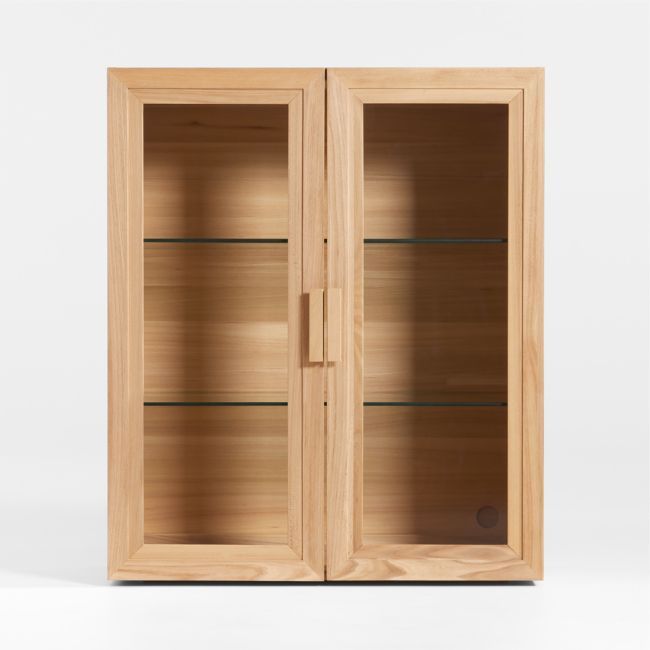 Stylish Wood Bookcase with Glass Doors: A Must-Have Addition to Your Home