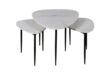 Round Nesting Tables Marble Top