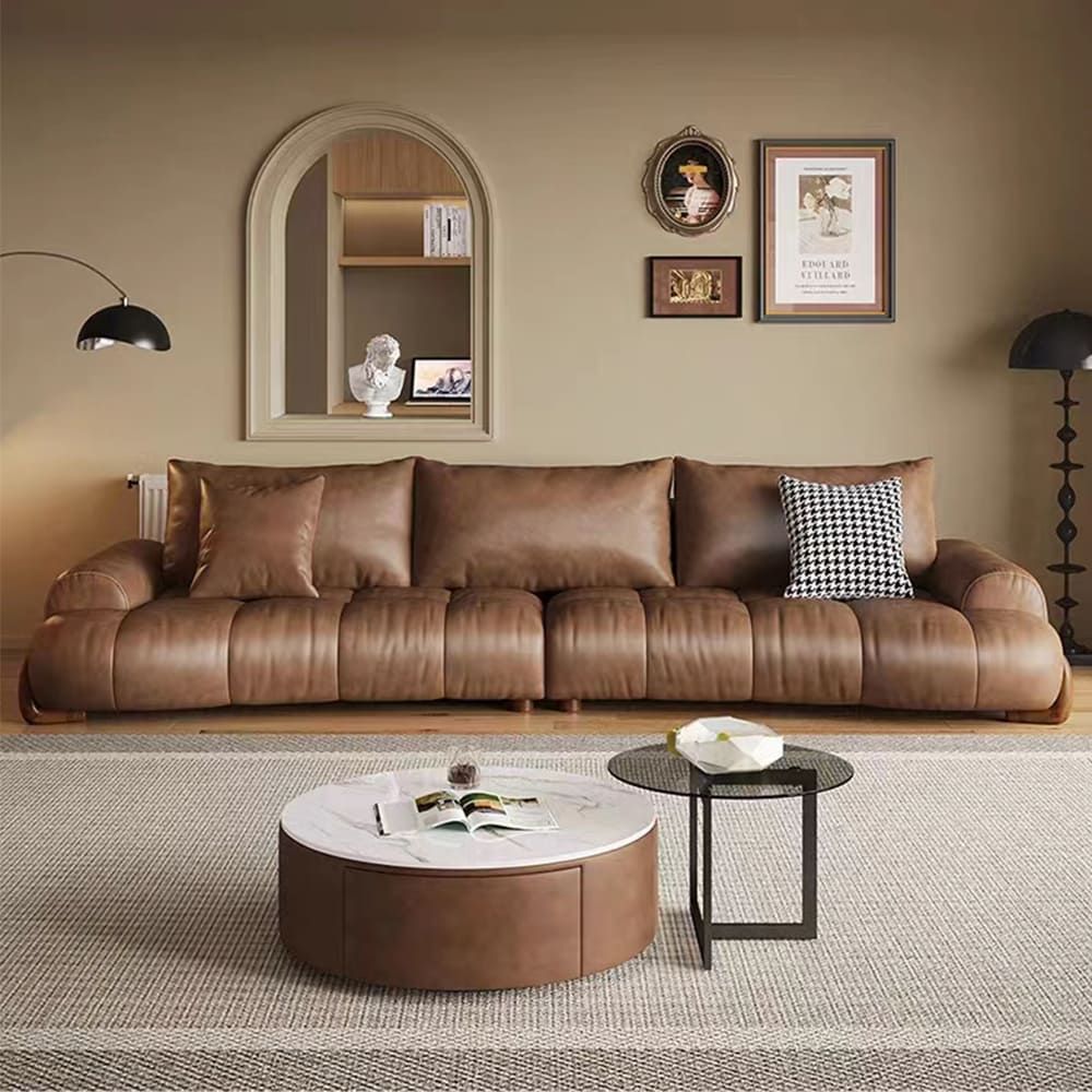 The Allure of Contemporary Leather Sofas