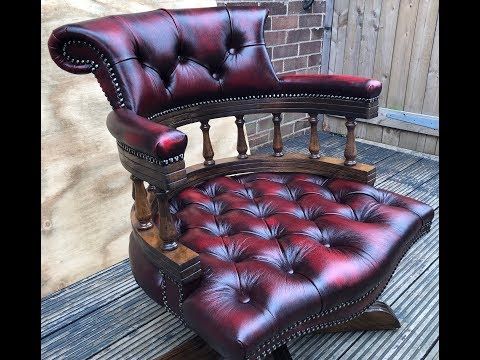 The Appeal of a Leather Captains Chair