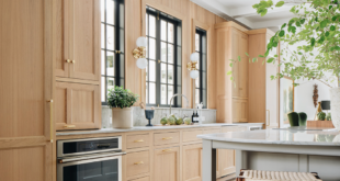 Modern Wood Grain Kitchen Cabinets