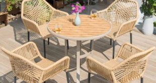 Rattan Garden Furniture Table Set