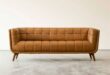 Modern Leather Couch Sofa