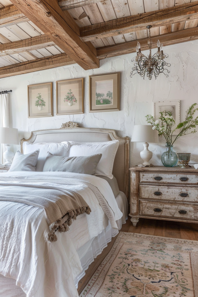 French Country Vintage Bedroom Furniture