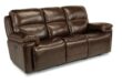 Flexsteel Leather Reclining Sofa