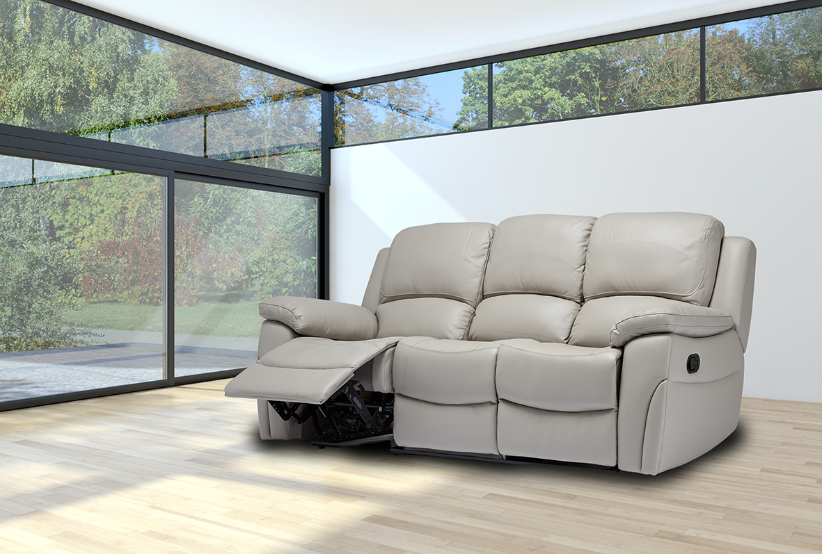 The Comfort and Style of a Three-Seater Leather Recliner Sofa