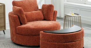 Cuddle Chair With Ottoman