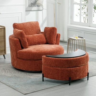 The Comfort of a Cuddle Chair with Ottoman: An Inviting Place to Relax