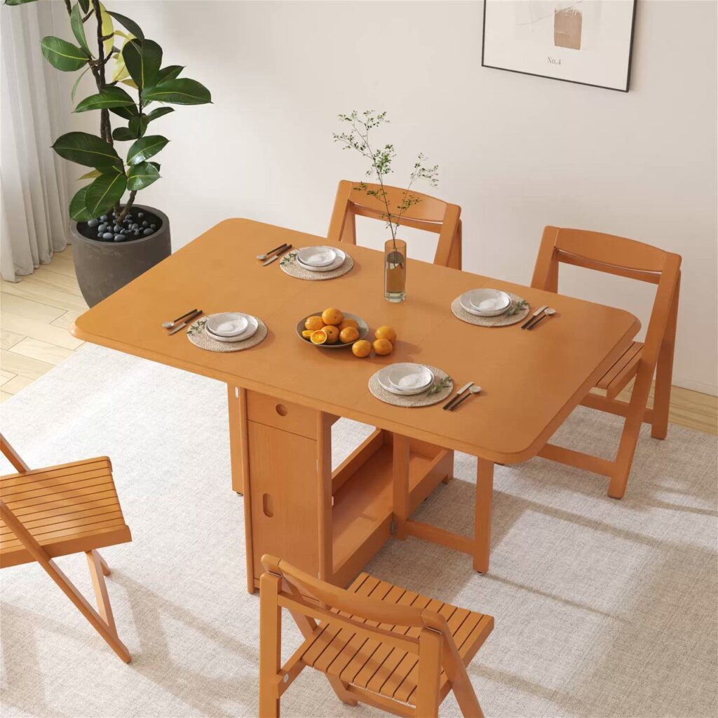 Folding Dining Table And Chairs