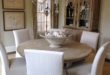 White Dining Room Chair Slipcovers